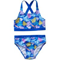 H2O Girl's Palms Bikini Top & Briefs Set in Cobalt | Size: 9-10 Years