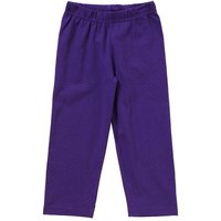 Cozy n Dozy Girl's Plain Stretch Leggings in Purple | Size: 6-12 m