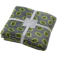 Game Over Print Reversible Fleece Blanket Bright