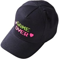 Hats Hats Hats Girl's Game Over Peak Cap in Black | Size: 11-13 Years