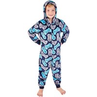 Bedlam Gaming Fleece Onesie in Navy | Size: 13-14 Years
