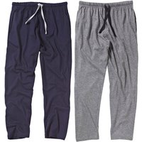Bedlam Boy's Boys 2 Pack Jersey Pyjama Trousers in Charcoal | Size: 9-10 Years