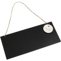 & Table Decoration Sign Wooden Jute String 27 x 12cm Pack 1 x 12 cm