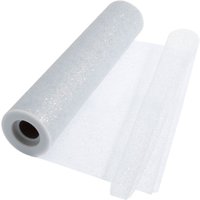 & Trim Tulle 23m x 30cm Metallic & 23m x 30 cm