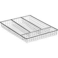 Orsina Esme Chrome Cutlery Tray in Silver