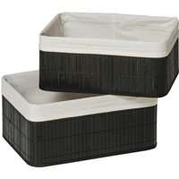 Set Two Kankyo Bamboo Storage Boxes
