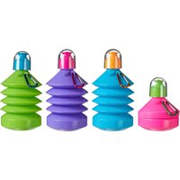 Orsina Compact Collapsible Water Bottle, Vibrant Collapsible Drink Bottle, Durable Foldable Flexible Water Bottle