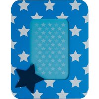 Orsina Interiors Premier Kids Star Design Photo Frame, Personalised Photo Frame, Living Room Photo Frame, Modern Single Photo Frame in Blue