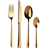 16 Piece Stainless Steel Cutlery Set Avie Colored Cutlery Set Luxury Cutlery Set Modern 16 Piece Cutlery Set