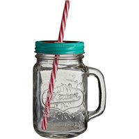 Versatile Embossed Coloured Mason Jar Mug Watermelon Lid Embossed Glass Bottle Metal Lid