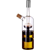 Orsina Innovative Oil & Vinegar Pourer, Two In One Design Oil & Vinegar Dispenser, Precised Vinegar Sprayer in Clear