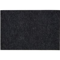 Orsina Grey Doormat in Dark Grey | Size: 100 cm diameter