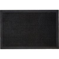 Orsina Black Rubber Doormat | Size: 100 cm diameter