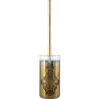 Elissa Toilet Brush Decorative Leaf Motifs