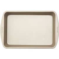 Orsina BPA Free 38cm Roasting Pan, Champagne Finish Roasting Dish For Kitchen, Elegant Roasting Pan For Baking in Gold
