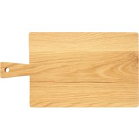 Orsina Large Oak Wood Paddle Chopping & Serving Board, Durable Wooden Cutting Board with Tapered Handle in Natural