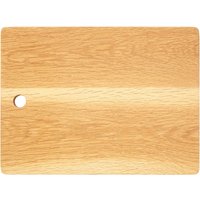 Orsina Rectangular Oak Wood Chopping & Serving Board, Premium Oak Cutting Board, Large Wooden Butcher Block in Natural