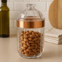 Orsina Maison by Premier Medium Acrylic Canister in Rose Gold