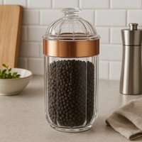 Orsina Maison by Premier Large Acrylic Canister in Rose Gold