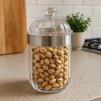 Orsina Maison by Premier Medium Acrylic Canister in Silver