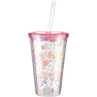 Orsina Durable Casey 450Ml Drinks Cup, Versatile Plastic Water Cup, Portable Safe Plastic Water Drinking Cup in Pink