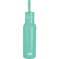 Orsina Turquoise 450ml Sports Bottle, Non-Corrosive Drink Bottle, Water Bottle with Hanging Loop, Ideal For Daily Use in Green