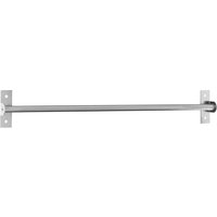 Chrome Hanging Rail Wall Mounted Rail Organising Kitchen Utensils Or Towels Metal Construction Metallic