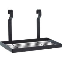 Orsina Sorello Matt Black Single Shelf Storage Rack