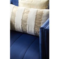 Orsina Glamorous Pink Armchair, Plush Velvet Upholstered Seat, Sofa Couch For Patio, Mid-century Modern Armchair in Blue