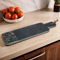 Orsina Unique Black Slate Paddle Board, Large Paddle Sup Board, Natural Board Sup For Display in Modern Kitchens in Grey
