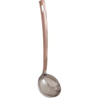 Elegant Finish Ladle Premium Plated Serving Spoon Kitchen Cooking Tool Long Handle