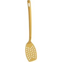 Orsina Dual Tone Reflective Copper Finish Slotted Turner, Stainless Steel Kitchen Tool, Spatula With Hanging Hole in Gold