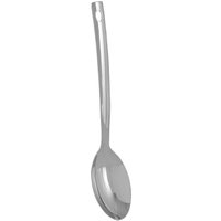 Rose Gold Plated Serving Spoon Extended Grip Metal Spoon Hanging Loop Stylish Cooking Spoon Grey