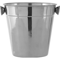 Orsina Stainless Steel Ice Bucket With Shiny Finish, Sleek & Durable Bucket For Chilling Wine Or Champagne in Silver