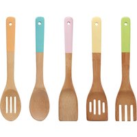 Aleki 5pc Bamboo Kitchen Utensil Set