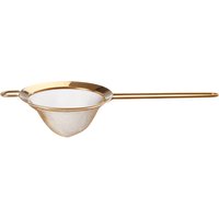 Lustrous Large Finish Sieve Tinted Strainer Inclined Grip Kitchen Sieve Sloped Hold