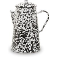 Elegant Design & White Patterned Teapot Durable Design Tea Pot Dining Table Practical Tea Pot