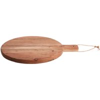 Socorro Small Round Acacia Wood Board