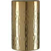 Hammered Effect Stainless Steel Bottle Cooler Stylish & Durable Chiller Textured Finish Gold