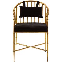 Orsina Elegant Design Armchair, Comfortable Occasional Armchair For Livingroom, Distinctive Detailed Armchair in Black