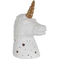 Orsina Premier Kids Kids Unicorn with Gold Horn Night Light in White