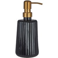 Orsina Ticino Brittany Glass Lotion Dispenser in Black