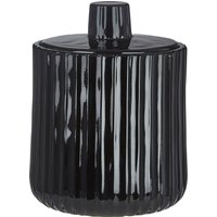 Orsina Ticino Brittany Black Glass Storage Jar