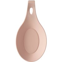 Orsina Luxe Light Green Silicone Spoon Rest, Heat-Resistant Spoon Holder, Non-Stick Spoon Rest With Hanging Loop in Pink