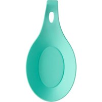 Orsina Luxe Light Green Silicone Spoon Rest, Heat-Resistant Spoon Holder, Non-Stick Spoon Rest With Hanging Loop