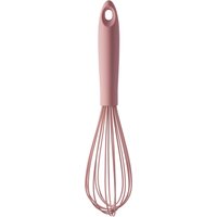 Orsina Non-Stick Black Silicone Whisk, Best Whisk for Baking, Kitchen Whisk, Wire Whisk, Heat Resistant Kitchen Whisk in Light Pink