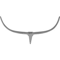Orsina Zania Aluminium Wall Mounted Skull in Silver