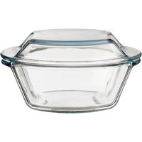 Small Round Glass Casserole Dish Durable Borosilicate Glass Oven Dish Lid Heat Resistant Bakeware