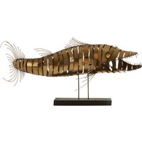 Orsina Zania Barracuda Sculpture in Gold