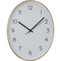 Orsina Elko Oval Wall Clock in Gold